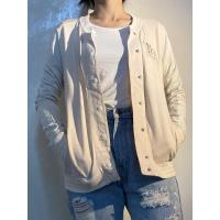 ราคา Alabaster Baseball Jacket ⚾️ เสื้อแจ็คเก็ตเบสบอลสีโอรสอ่อนๆ แขนขาว ของแบรนด์ Pacific Union แท้ มือสอง สภาพดี พร้อมส่ง (10702052589)