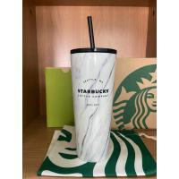 ราคา Starbucks แก้วสแตนเลส White Marble Cold Cup 16oz. (21277884786)