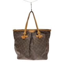 ราคา LOUIS VUITTON Tote Bag Palermo GM_Monogram Canvas PVC Brown Direct from Japan Secondhand (42477695786)