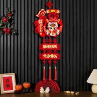 ราคา จี้อักษรปีม้า High-End พร้อมสติกเกอร์ประตูสวยงาม ของตกแต่งบ้านสไตล์เทศกาลฤดูใบไม้ผลิ 972N (49450659154)