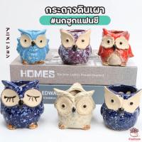 ราคา กระถางดินเผานกฮูกแฟนซี กระถางต้นไม้ ไม้อวบน้ำ กุหลาบหิน cactus&succulentหลากหลายสายพันธุ์ (10949934972)