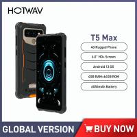 ราคา HOTWAV T5 MAX Rugged Smartphone Android 13 6050mAh 4GB+64GB Mobile Phone NFC Supported 6.0'' 13MP Rear Camera Cellphone (21779720504)