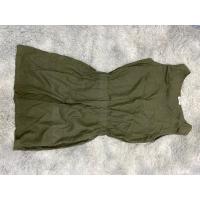 ราคา ชุดเดรสสั้นสีเขียวขี้ม้ามือสอง (23871625776)