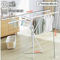 ราคา ราวตากผ้ารูปตัว X แบบพับเก็บได้ราวตากผ้าในร่มอเนกประสงค์โครงอลูมิเนียมคาร์บอนไฟฟ้าสถิตแข็งแรง (45753049459)