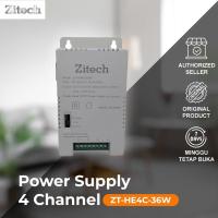 ราคา Zitech พาวเวอร์ซัพพลาย CCTV 4 Channel ZT-HE4C-36W - 36W Output (51103589544)