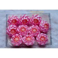 ราคา ริบบิ้นเหรียญโปรยทาน ดอกบัวน้ำเพชร (10ชิ้น) งานตัวเปล่า ไม้เสียบธนบัตร ไม้กฐิน ใส่เหรียญทีหลังได้ (29854855894)