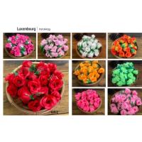 ราคา หัวดอกกุหลาบวา ดอกกุหลาบผ้า ดอกกุหลาบอุบะ ดอกกุหลายผ้า (4379420085)