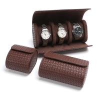 ราคา รุ่นใหม่ PU กล่องนาฬิกาหนังทอ1 2 3 กล่องเก็บนาฬิกา กล่องบรรจุภัณฑ์นาฬิกา (50400711020)