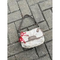 ราคา Coach Ashley 3 Vintage Signature Canvas mix Leather Shoulder/Handbag (27923059505)