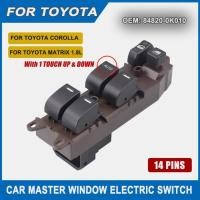 ราคา For Toyota Corolla Camry Sienna Matrix 84820-33170 Electric Power Master Window Control Switch Regu (43377954849)
