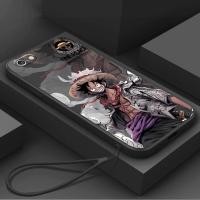 ราคา ปลอก iPhone 6 6s 6 plus 6s plus 7 8 Plus 5s เคสโทรศัพท์พร้อมเชือกเส้นเล็กความงามซิลิโคน TPU Soft Shell การ์ตูนอะนิเมะ ONE PIECE ดีไซน์ใหม่กันกระแทก CASE (25931682859)