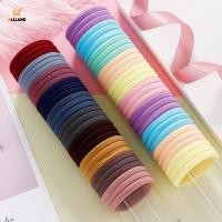 ราคา 50 Pcs/Pack High Elastic Hair Ties/ Simple Basic Hair Rings Hairband/ Colorful Hair Rubber Bands Ponytail Holder Hair Scrunchies (13326833337)