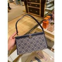 ราคา แท้ % จากอเมริกาค่ะ Tory Burch T Monogram Jacquard Mini Pouchette (14650533730)