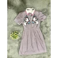 ราคา ชุดเดรสโพนี่ ลายม่วงชมพู (23361925636)