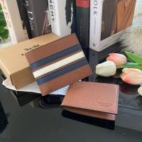 ราคา COACH F24649 WALLET WITH STRIPEกระเป๋าสตางค์วัสดุหนังลูกวัวแท้หนังนิ่มสวยมาก (17958510192)