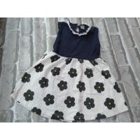 ราคา เดรสเด็กผู้หญิง แขนกุด แต่งลูกไม้ที่คอ ผ้านุ่มมากค่ะ สีกรมท่า ไซส์ 9 (2065807197)