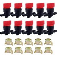 ราคา HIPA 1/4 "วาล์วปิดน้ํามันเชื้อเพลิงแบบอินไลน์สําหรับ 493960 494768 698183 วาล์วปิดน้ํามันเชื้อเพลิงเครื่องตัดหญ้าเข้ากันได้กับ John Deere AM36141 AM107340 โคห์เลอร์ เชื้อเพลิงตัด 10แพ็ค (52001893577)