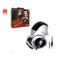 ราคา มีส่งด่วนSENIC หูฟัง รุ่น ST-80 หูฟัง STEREO แบบครอบหู เสียงดีมาก มี JACK แปลง 3.5 TO 6.35 แถม (2647830452)