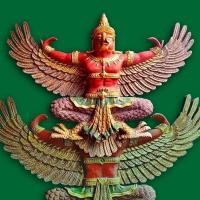 ราคา พญาครุฑไม้สักทองแกะสลัก ครุฑไม้สักแกะสลัก ปีกกว้าง110ซม ครุฑไม้เก่าองค์ใหญ่ (20774708776)