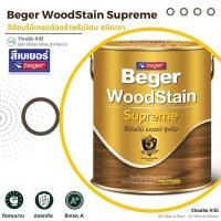 ราคา Beger WoodStain Supreme Gloss Finish สีทาไม้ สีย้อมไม้ แผ่นไม้ สีเคลือบเงา 1แกลลอน (56800865757)