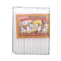 ราคา เทียนเบอร์3 ตราช้าง สีขาว เทียนสีขาว เทียนไข เทียนไหว้พระ เทียน เทียนแท่ง เทียนจุดบูชาพระ เทียนจุดไหว้พระ เทียนแท่งเล็ก (9865222001)