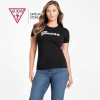 ราคา GUESS เสื้อยืดแขนสั้น รุ่น Q4BI11KAKB1 สีดำ (26418912206)