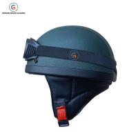 ราคา Hijau Army green RETRO ชิปหมวกกันน็อค/หมวกกันน็อคชิปRETRO/HELMET/RETRO HELMET/หมวกกันน็อคCLASSIC/หมวกกันน็อค HELM (28515936432)