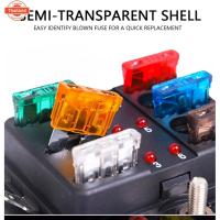 ราคา Standard fuse Mini fuse Micro fuse ฟิวส์รถยนต์ 2A 3A 5A 7.5A 10A 15A 20A 25A 30A 35A ฟิวส์เสีย ฟิวส์มอเตอร์ไซค์ ฟิวส์เรื (44417436436)