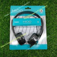 ราคา หูฟังRapoo H100 Plus Wired Stereo Headsets HD Voice Rotary Microphone Volume Adjustment (12038324805)