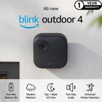 ราคา Amazon Blink Outdoor 4 (4th Gen) – Wire-free smart security camera, two-year battery life, two-way audio, HD live view, (23383237891)