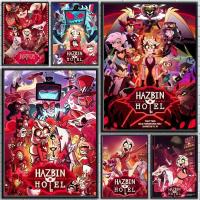 ราคา การ์ตูน H-Hazbin โรงแรมภาพวาดการประดิษฐ์ตัวอักษร HD พิมพ์ส่วนบุคคลผ้าใบภาพจิตรกรรมฝาผนัง Art โปสเตอร์ภาพสําหรับห้องนั่งเล่นตกแต่งบ้าน DORL (47853530150)