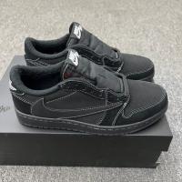 ราคา พร้อมสต็อก Travis Scott x AJ1 low retro OG SP Black Knight รองเท้าบาสเก็ตบอลรองเท้ากีฬา (47354341497)