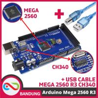 ราคา MEGA 2560 R3 CH340 COMPATIBLE BOARD + สาย USB (42524524157)