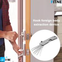 ราคา ชุดหยิบล็อค ฟิตเน่, ปุ่มเปิดประตูป้องกันสนิมขนาดกะทัดรัด, น้ําหนักเบาสะดวกมืออาชีพเปลี่ยนกุญแจรถยนต์เลือกตะขอเครื่องมือซ่อมรถ (29244003707)