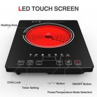 ราคา 110V/220V เตาเซรามิคไฟฟ้าในครัวเรือนผัดเตาแม่เหล็กไฟฟ้าหม้อมัลติฟังก์ชั่น High-Power แบตเตอรี่เตา Light Wave Sto (47353059237)