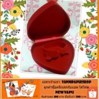 ราคา กล่องกำมะหยี่ รูปทรงหัวใจ ใส่กำไล สร้อยข้อมือหรือนาฬิกาสีแดงสดใส (295916759)