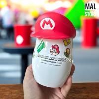 ราคา USJ Mario tumbler แก้วน้ำมีฝาปิด แก้วน้ำมาริโอ้ แก้วน้ำแสตนเลส ฝาปิดหมวกมาริโอ้ (13704099535)