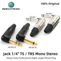 ราคา Neutrik แจ็ค 1/4 "6.35 มม.มุมขวา Heavy Duty ปลั๊กโทรศัพท์ NP2RX NP3RX NP2RX-B NP3RX-B Mono/Stereo สําหรับผสมกีตาร์งูสาย (51200289246)