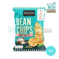 ราคา DeLaLita Bean Chips ขนมถั่วอัดแผ่น (รสเกลือทะเล) 25 กรัม (29568139967)