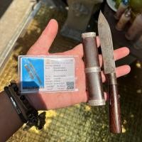 ราคา มีดหมอองค์ครูหลวงพ่อเงิน วัดพระปรางค์เหลือง ท่านเป็นอาจารย์ของหลวงพ่อเดิม วัดหนองโพ #พร้อมบัตรรับรองพระแท้ (25531815282)