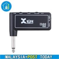 ราคา Xvive GA-4 โลหะมินิชาร์จกีตาร์ไฟฟ้าหูฟังเครื่องขยายเสียงแอมป์ (44702629669)