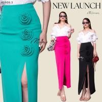 ราคา ️Mirrorsister #40606.3 กระโปรงทรงสอบผ่าสูงด้านข้าง กระโปรงผ่าหน้า เอวสูง ทรงสวย สีสดใส ทำงาน ออกงาน เรียบหรู (28252422429)