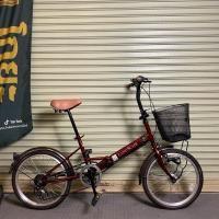 ราคา ✨ลดราคา✨ <Takeda> LandScape จักรยานพับได้ Folding Bike สไตล์วินเทจ Vintage (มือ 2 สีแดง) (45300659944)