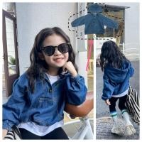 ราคา พร้อมส่งในไทย เสื้อฮู๊ดยีนส์ สไตล์เกาหลี สไตล์เท่ ใช้คู่กับอะไรก็ได้ (43727417029)