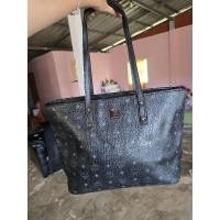 ราคา mcm ดำช็อปปิ้ง 14 นิ้ว หนังแท้ ซิปykk มือสอง (29465449087)
