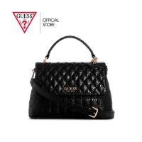 ราคา GUESS กระเป๋า รุ่น GG932220 YARMILLA TOP HANDLE FLAP สีดำ (27304382606)