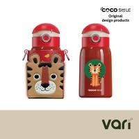 ราคา กระติกน้ำเด็กมีหลอดแบบสแตนเลสเก็บอุณภูมิ สีแดง รุ่น Cap Bottle ลายการ์ตูน รูปเสือ มีกระเป๋าขนาดเล็กเก็บของพร้อมสายสะพาย (24916863111)