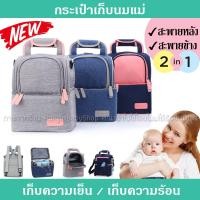 ราคา กระเป๋าเก็บความเย็น กระเป๋าใส่ขวดนม Cooler bag กระเป๋าเก็บความเย็นสะพายหลัง (1679960116)
