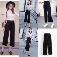 ราคา กางเกงกำมะหยี่อัดพลีท (งานนำเข้า) (231156261)