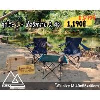 ราคา ชุดโต๊ะแคมป์ปิ้ง M โต๊ะ 1 + เก้าอี้สนาม 2ตัว 1,190 (17102159434)